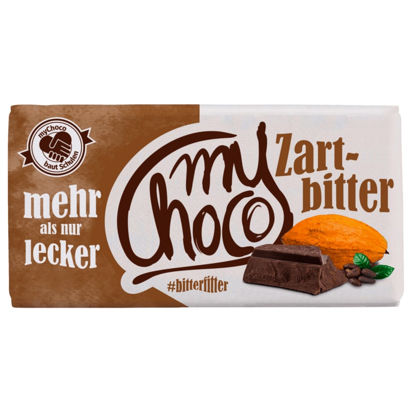 Mychoco Schokolade Zartbitter 180g